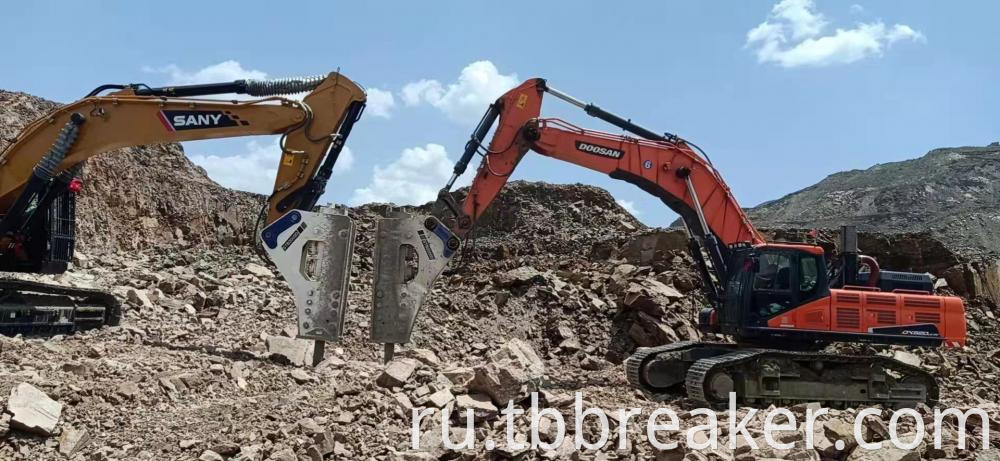 Excavator Breaker Pk Working